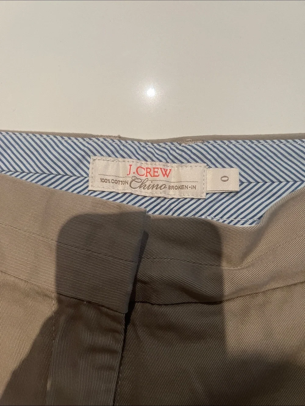 J. Crew Women's Tan Chino Bermuda Shorts